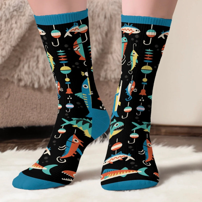 Personalised Crew Socks – Gift for Fisherman – Professional Line Caster