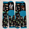 Personalised Crew Socks – Gift for Fisherman – Professional Line Caster