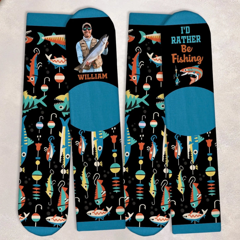 Personalised Crew Socks – Gift for Fisherman – Professional Line Caster