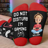 Personalised Crew Socks – Gift For Kids – Busy Saving The World