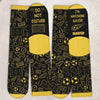 Personalised Crew Socks – Birthday Gift for Soccer Lovers, Sports Fans, Sports Lovers – Chasing Goals Every Day