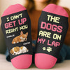 Personalised Crew Socks – Gift for Dog Lovers, Dog Dad And Mom – Stuck Under A Fur Baby