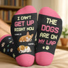 Personalised Crew Socks – Gift for Dog Lovers, Dog Dad And Mom – Stuck Under A Fur Baby