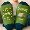 Personalised Crew Socks – Gift for Campers – Camp Vibes Only