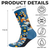 Personalised Crew Socks – Gift for Book Lovers, Bookworms, Readers – Bookworm At Rest