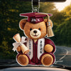 Personalised Acrylic Car Ornament - Meaningful Graduation Gift - The Tassel Was Worth The Hassle