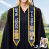 Personalised Photo Graduation Stole - Meaningful  Graduation Gift - So Done, New Beginnings