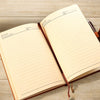 Personalized PU Leather Notebook -  Meaningful Memorial or Graduation Gift - Hard Work Paid Off