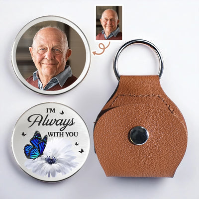 Personalised Photo Pocket Hug Token - Meaningful Memorial Gift - Your Love Still Shines On
