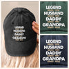 Personalised Vintage Washed Denim Cap – Father's Day Gifts for Dad, Grandpa – The Legend We Call Dad