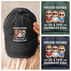 Personalised Vintage Washed Denim Cap – Father's Day Gifts for Dad, Grandpa – The Best Dad Ever Is Mine