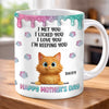 Personalised 3D Inflated Effect Mug – Mother's Day Birthday Gifts For Dog Lovers, Dog Owners, Dog Mom – I Met You I Licked You I Love You