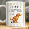 Personalised Mug – Gifts For Dog Lovers, Dog Dad And Mom – Every Poo I Do Is Just For You