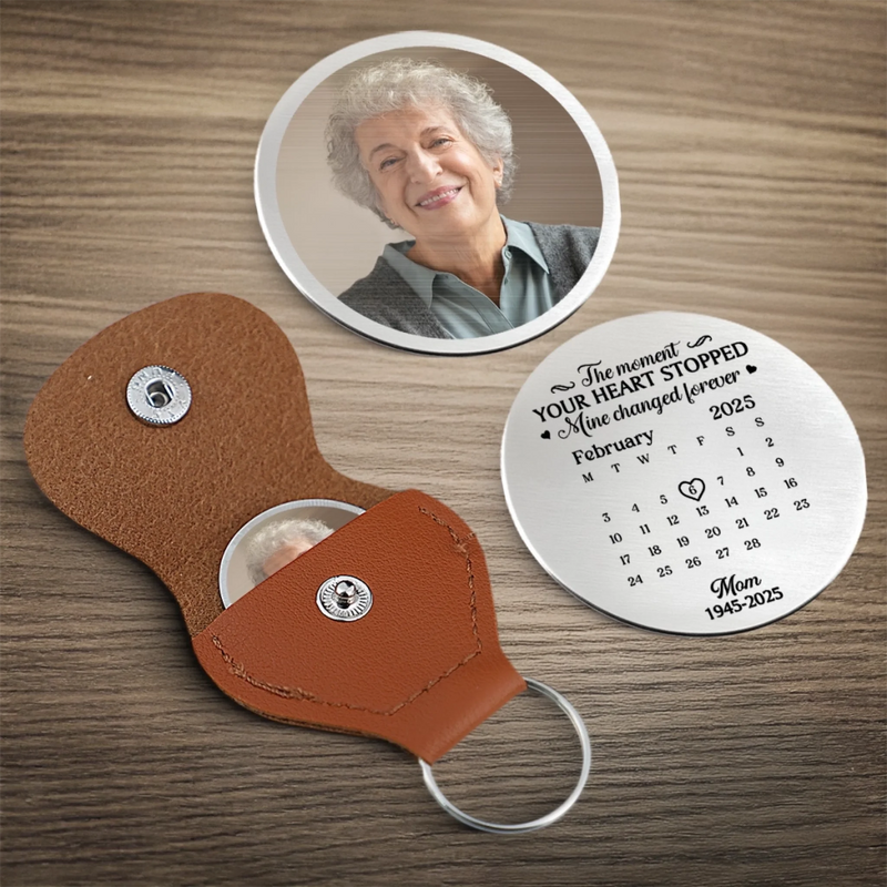 Personalised Photo Pocket Hug Token - Meaningful Memorial Gift - Held By Your Love