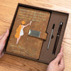 Personalized PU Leather Notebook - Meaningful Memorial or Graduation Gift - Make Every Page Count