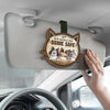 Personalized Car Visor Clip - Gift For Cat Owners, Cat Lovers - I'm Waiting At Home Drive Safe