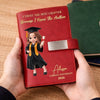 Personalized PU Leather Notebook - Meaningful Memorial or Graduation Gift - Go Where Your Dreams Take You