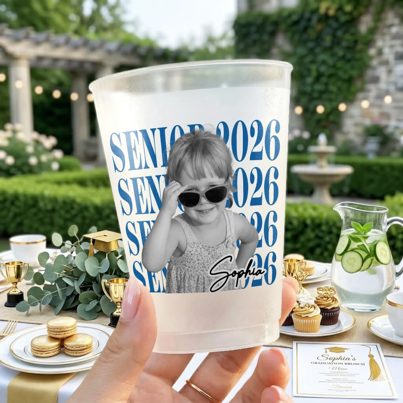 Personalized Photo Cups – Graduation Gifts For Him, Her – Chasing Dreams, Catching Success
