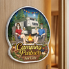 Personalised Door Magnet - Anniversary Wedding Camping Gifts for Couples Custom Door Magnet - Home Is Wherever We Park It