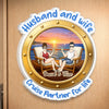 Personalised Cruise Ship Door Magnet - Summer Holiday & Travel Gift for Couples - Cruise Partner For Life