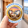 Personalised Cruise Ship Door Magnet - Summer Holiday & Travel Gift for Couples - Cruise Partner For Life