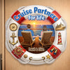 Personalised Cruise Ship Door Magnet - Summer Holiday & Travel Gift for Couples - Sailing Through Life Together