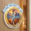 Personalised Cruise Ship Door Magnet - Summer Holiday & Travel Gift for Couples - Sunsets And Love All Summer