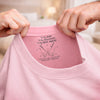 Personalized Inside Neck Print T-Shirt - Anniversary Wedding Gifts For Couple - Always By Your Side