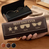 Personalized PU Leather Eyeglass Case - Father's Day Birthday Gifts For Dad, Grandpa - The Best Person Calls Me Papa copy