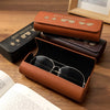 Personalized PU Leather Eyeglass Case - Father's Day Birthday Gifts For Dad, Grandpa - The Best Person Calls Me Papa copy