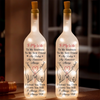 Personalised Bottle Lamp - Anniversary Wedding Gifts For Couple - Our Love Glows Forever