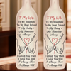Personalised Bottle Lamp - Anniversary Wedding Gifts For Couple - Our Love Glows Forever