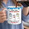 Personalised 3D Inflated Effect Mug – Father’s Day Gift for Dad – Thanks For Making Me