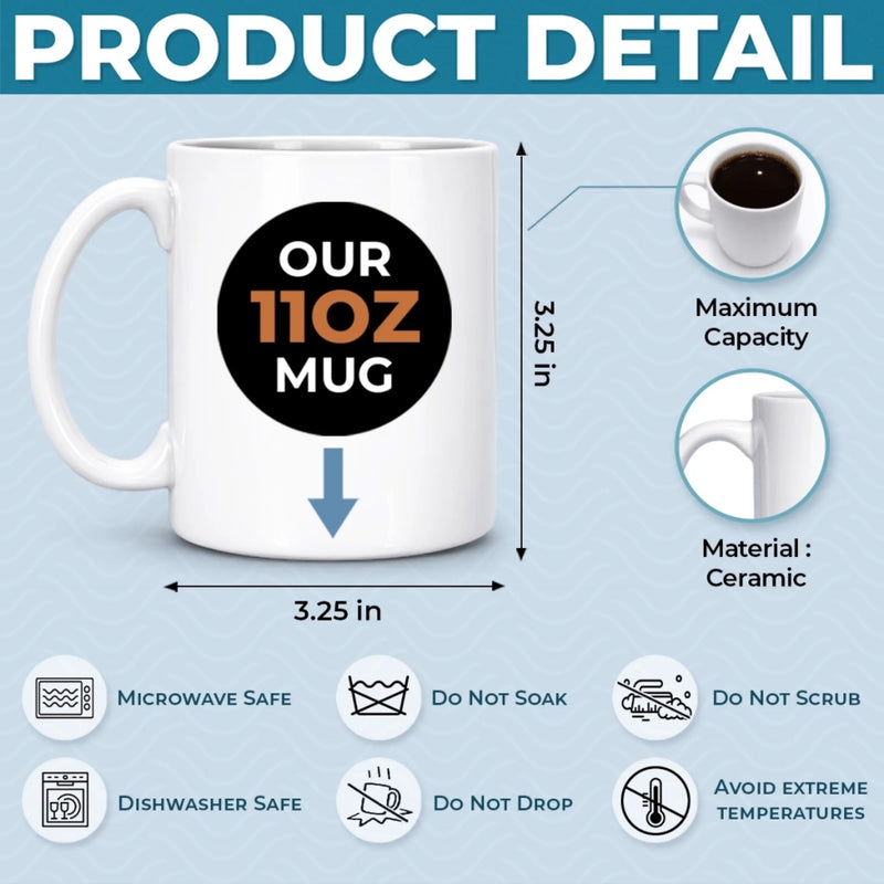 Personalised 3D Inflated Effect Mug – Father's Day Gifts For Dad – The Best Dad Ever Is Mine
