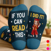 Personalised Crew Socks – Graduation Gifts For Him, Her – Too Cool For Rules