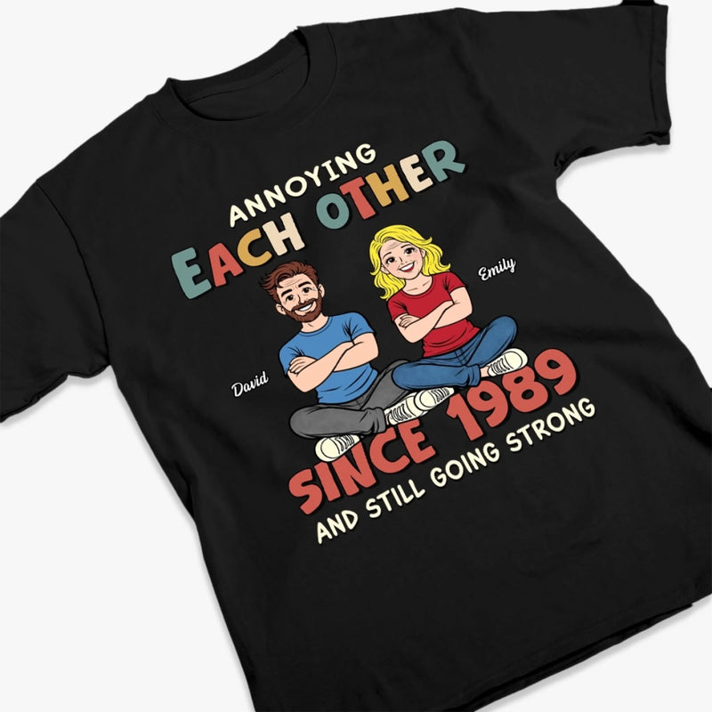 Personalised T-Shirt, Hoodie – Gifts for Couple – Annoying Each Other