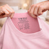Personalised Inside Neck Print T-Shirt - Anniversary Wedding Gifts For Couple - You And Me Forever