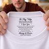 Personalised Inside Neck Print T-Shirt - Anniversary Wedding Gifts For Couple - Love Grows Stronger Together