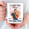 Personalised 3D Inflated Effect Mug - Anniversary Wedding Gifts For Couple - I Won Your Heart