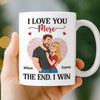 Personalised 3D Inflated Effect Mug - Anniversary Wedding Gifts For Couple - I Won Your Heart