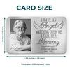 Personalised Memorial Wallet Card with Photo – “Gone But Never Far From My Heart” – Sympathy Gift for Family