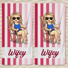 Personalised Beach Towel - Summer Vacation And Travel Gifts For Couple, Her & Him - Every Sunset, I Choose You