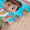 Personalised Beach Towel - Summer Vacation And Travel Gifts For Kids - Stay Chill, Pool Thrills