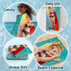 Personalised Beach Towel - Summer Vacation And Travel Gifts For Best Friends, Sisters - Sun, Sea & Good Vibes