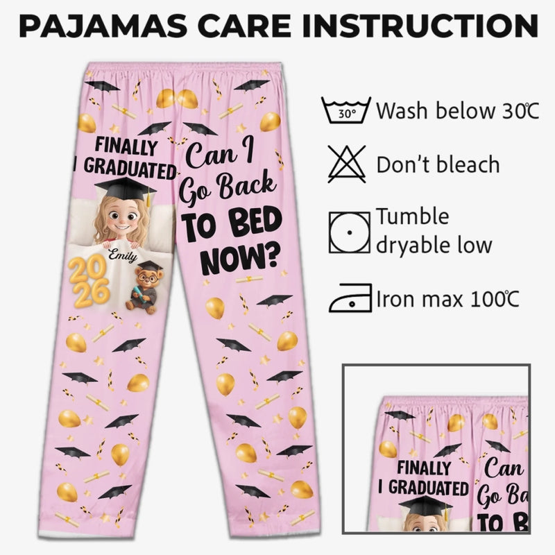 Personalised Pajama Pants – Meaningful Graduation Gift – Step Forward With Proud Heart
