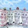 Personalised Beach Towel - Summer Vacation And Travel Gifts For Best Friends, Sisters - Good Vibes All Day