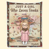 Personalised Blanket - Book Lover Gifts For Readers, Bookworms - This Is My Reading Blanket