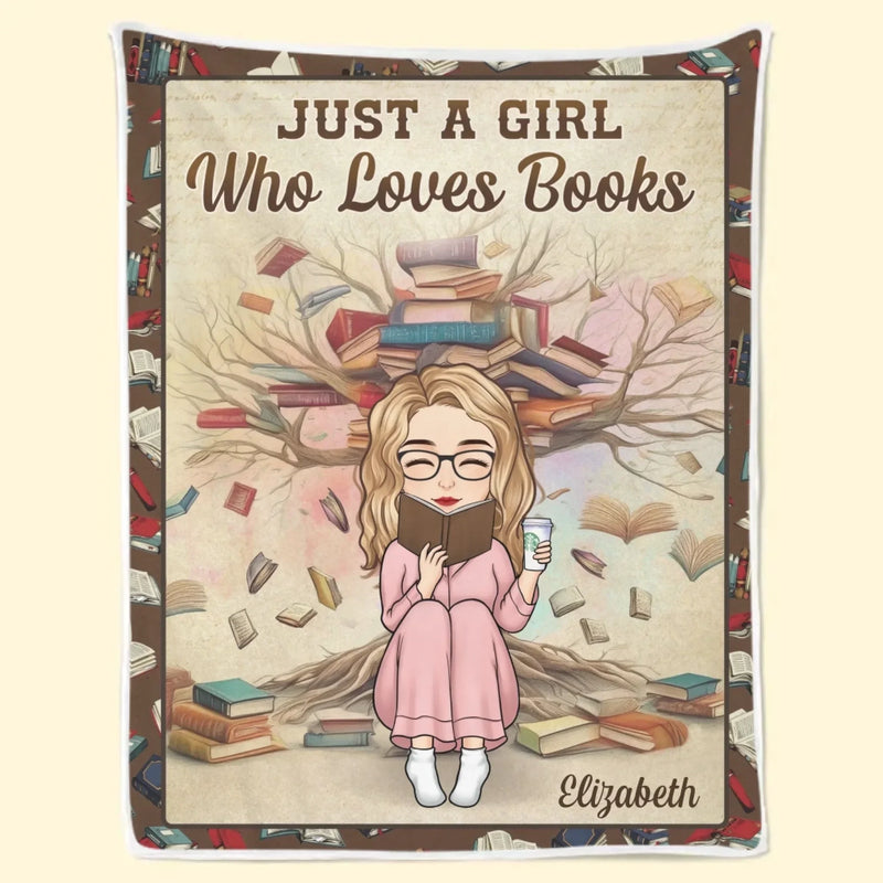 Personalised Blanket - Book Lover Gifts For Readers, Bookworms - This Is My Reading Blanket