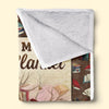 Personalised Blanket - Book Lover Gifts For Readers, Bookworms - This Is My Reading Blanket
