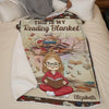 Personalised Blanket - Book Lover Gifts For Readers, Bookworms - This Is My Reading Blanket